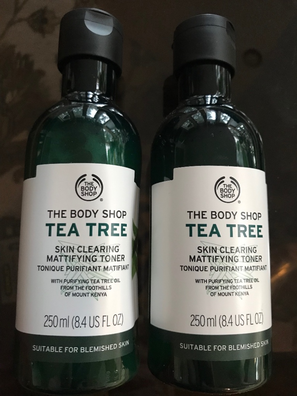 Two bottles TEA TREE Skin Clearing Mattifying Toner